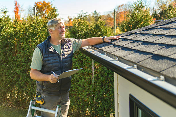 Professional Roofing technician working in Orgas, WV